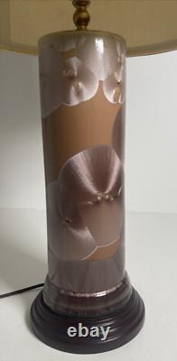 Vintage Studio Pottery Porcelain Crystalline Glaze Desk Table Lamp Duly Mitchell