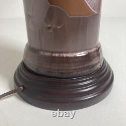 Vintage Studio Pottery Porcelain Crystalline Glaze Desk Table Lamp Duly Mitchell