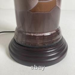 Vintage Studio Pottery Porcelain Crystalline Glaze Desk Table Lamp Duly Mitchell