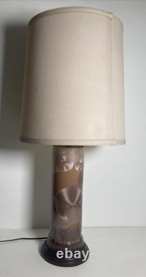 Vintage Studio Pottery Porcelain Crystalline Glaze Desk Table Lamp Duly Mitchell