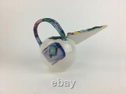 Vintage Studio Pottery Post Modern Contemporary Art Pitcher Teapot Signed