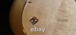 Vintage Studio Pottery Redware Wine Decanter Pitcher With 5 Goblets Marked