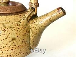 Vintage Studio Pottery Stoneware Footed Tea Pot David Shaner Unmarked