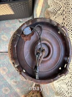 Vintage Studio Pottery Stoneware Table Lamp Ceramic Pottery Weller