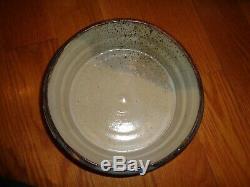 Vintage Studio Pottery Stoneware bowl Signed Incised HH mark Early Henry Hammond
