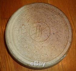 Vintage Studio Pottery Stoneware bowl Signed Incised HH mark Early Henry Hammond