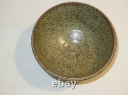 Vintage Studio Pottery Tea Bowl With Amazing Glaze, Shoji Hamada Style