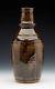 Vintage Studio Pottery Tenmoku Glazed Bottle Vase Signed 20th C