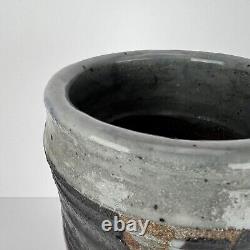 Vintage Studio Pottery Vase Ikebana Edmondson 11in