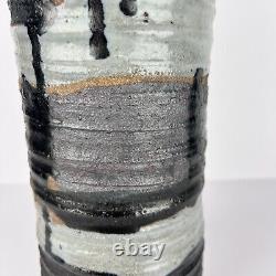 Vintage Studio Pottery Vase Ikebana Edmondson 11in