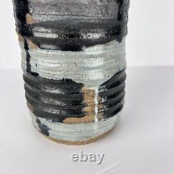 Vintage Studio Pottery Vase Ikebana Edmondson 11in