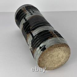Vintage Studio Pottery Vase Ikebana Edmondson 11in