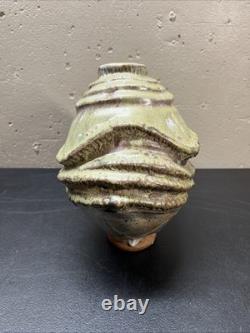 Vintage Studio Pottery Vase Like Stephen Parry 10h X 8w