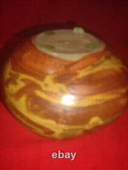 Vintage Studio Pottery Vase, Signed By The Artist Dated 66