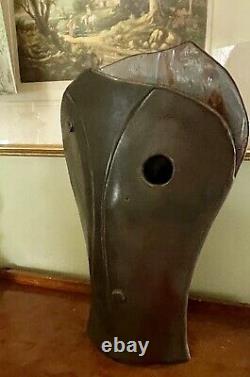 Vintage Studio Pottery Vase by NANCY KIBENS FREE USA SHIP
