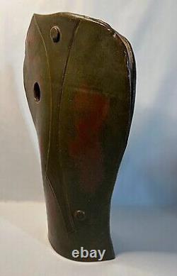 Vintage Studio Pottery Vase by NANCY KIBENS FREE USA SHIP
