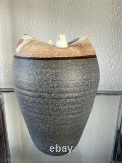 Vintage Studio Pottery Vessel Signed Don J. Manuel (DJM'89)
