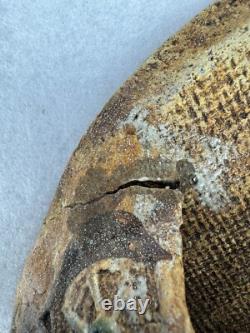 Vintage Studio Pottery Wall Pocket Handcrafted Ceramic Art with Intricate Glaze