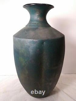 Vintage Studio Stephan Roy Raku Pottery Vase Extra Large