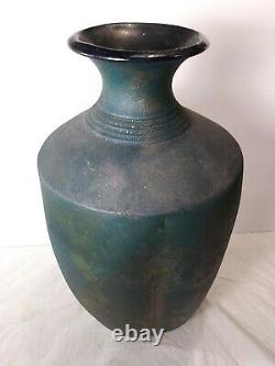 Vintage Studio Stephan Roy Raku Pottery Vase Extra Large