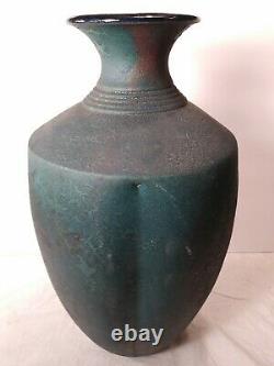 Vintage Studio Stephan Roy Raku Pottery Vase Extra Large