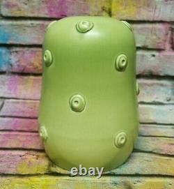 Vintage Susie Cooper Signed Studio Pottery Retro Green Knobble Lamp Shade Base