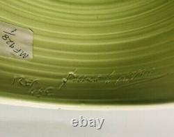 Vintage Susie Cooper Signed Studio Pottery Retro Green Knobble Lamp Shade Base