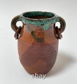 Vintage Sylvia Halpern Australian Studio Pottery Vase Signed