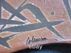 Vintage TOM COLEMAN HUGE 21 STUDIO ART POTTERY SLAB SCULPTURE 18 pounds