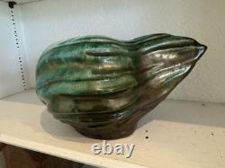 Vintage TONY EVANS (1942-2009) Signed CALIFORNIA RAKU STUDIO ART POTTERY VASE