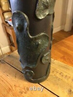 Vintage Tall Clive Brooker Studio Pottery Vase Organic Form Great