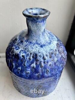 Vintage Tall Studio Pottery Piece! Gorgeous And Heavy 10 X 6, Base 4