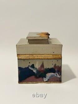 Vintage Tennessee Art Pottery Studio S Covered Box by Lewis Snyder