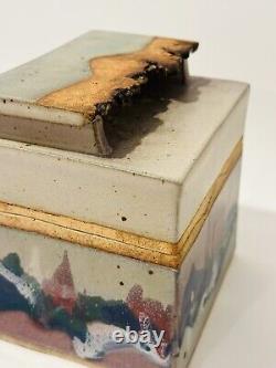 Vintage Tennessee Art Pottery Studio S Covered Box by Lewis Snyder