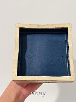 Vintage Tennessee Art Pottery Studio S Covered Box by Lewis Snyder