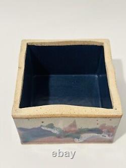 Vintage Tennessee Art Pottery Studio S Covered Box by Lewis Snyder