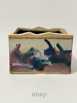 Vintage Tennessee Art Pottery Studio S Covered Box by Lewis Snyder