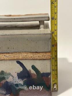 Vintage Tennessee Art Pottery Studio S Covered Box by Lewis Snyder