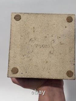 Vintage Tennessee Art Pottery Studio S Covered Box by Lewis Snyder