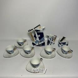 Vintage Thun Studio Delta Tea Espresso Service Set For 6 Art Luxury Porcelain