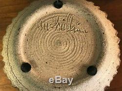 Vintage Tom McMillin Studio Pottery Lidded Vessel Jar Signed MCM Cressey Maxwell