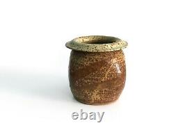 Vintage Tom Smith Mid Century Modern Studio Pottery Modernist Signed Art Pottery