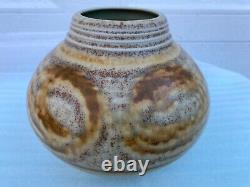 Vintage Tom Turner Early Studio Art Pottery Porcelain Vase Pot 1978 Flaw 1970s