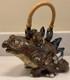 Vintage Tommy R. Clark Studio Pottery Stegosaurus Dinosaur Teapot Kentucky Art