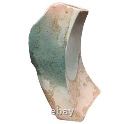 Vintage Tony Evans Raku Pottery Vase Signed 1991 Studio Art