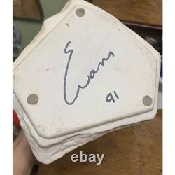 Vintage Tony Evans Raku Pottery Vase Signed 1991 Studio Art