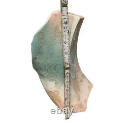 Vintage Tony Evans Raku Pottery Vase Signed 1991 Studio Art