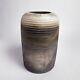 Vintage Toshiko Takaezu Style Studio Pottery Ridged Vase Large 12h