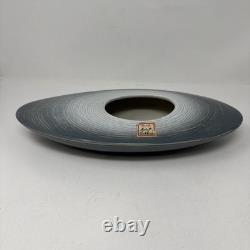 Vintage Toyo Japan MCM Ikebana Studio Pottery Centerpiece Bowl Japandi 14
