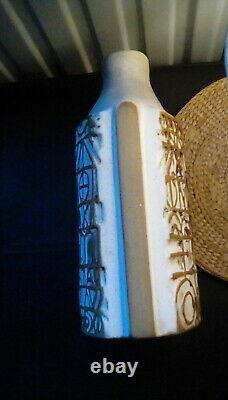 Vintage Tremaen Pottery Ruan Hieroglyphic Lamp Base 1978-1980